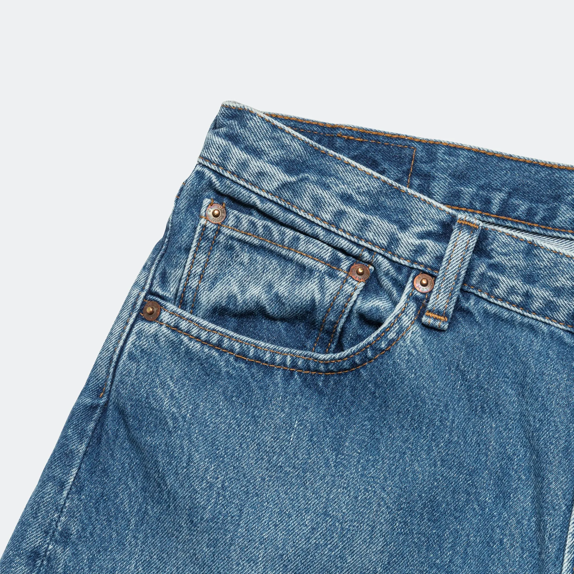 Super Dad Fit Shorts - Denim Used