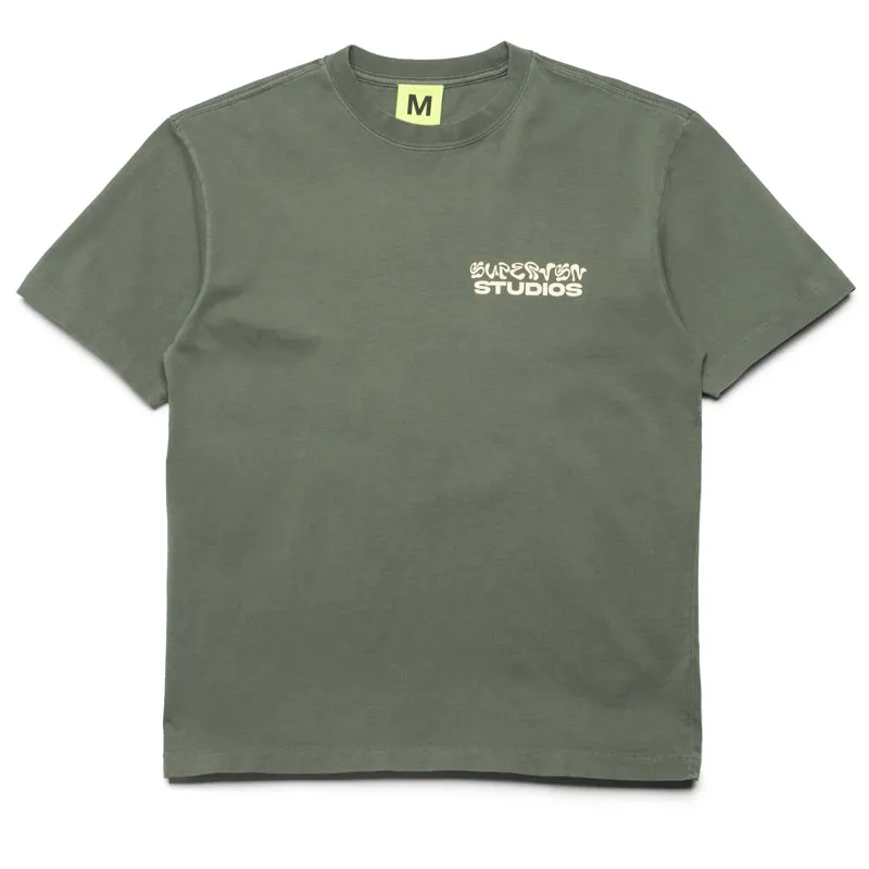 Supervsn Palm Tee - Moss