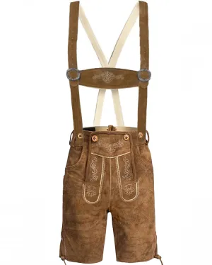 Sven Authentic Oktoberfest Leather Lederhosen Plus Size Mens Costume