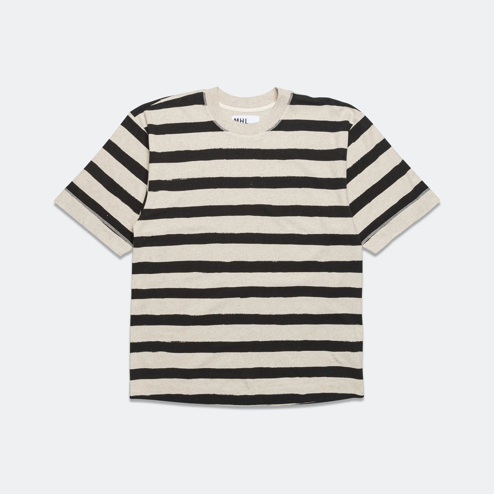 T-Shape Matelot - Cotton Hemp Jersey Natural/Black