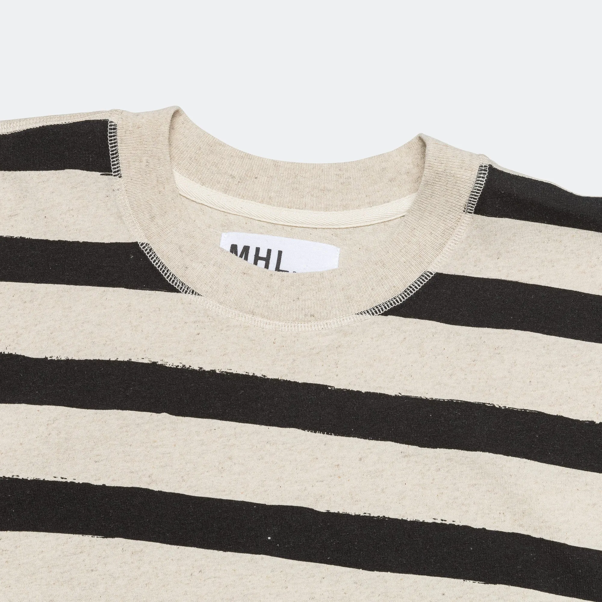 T-Shape Matelot - Cotton Hemp Jersey Natural/Black