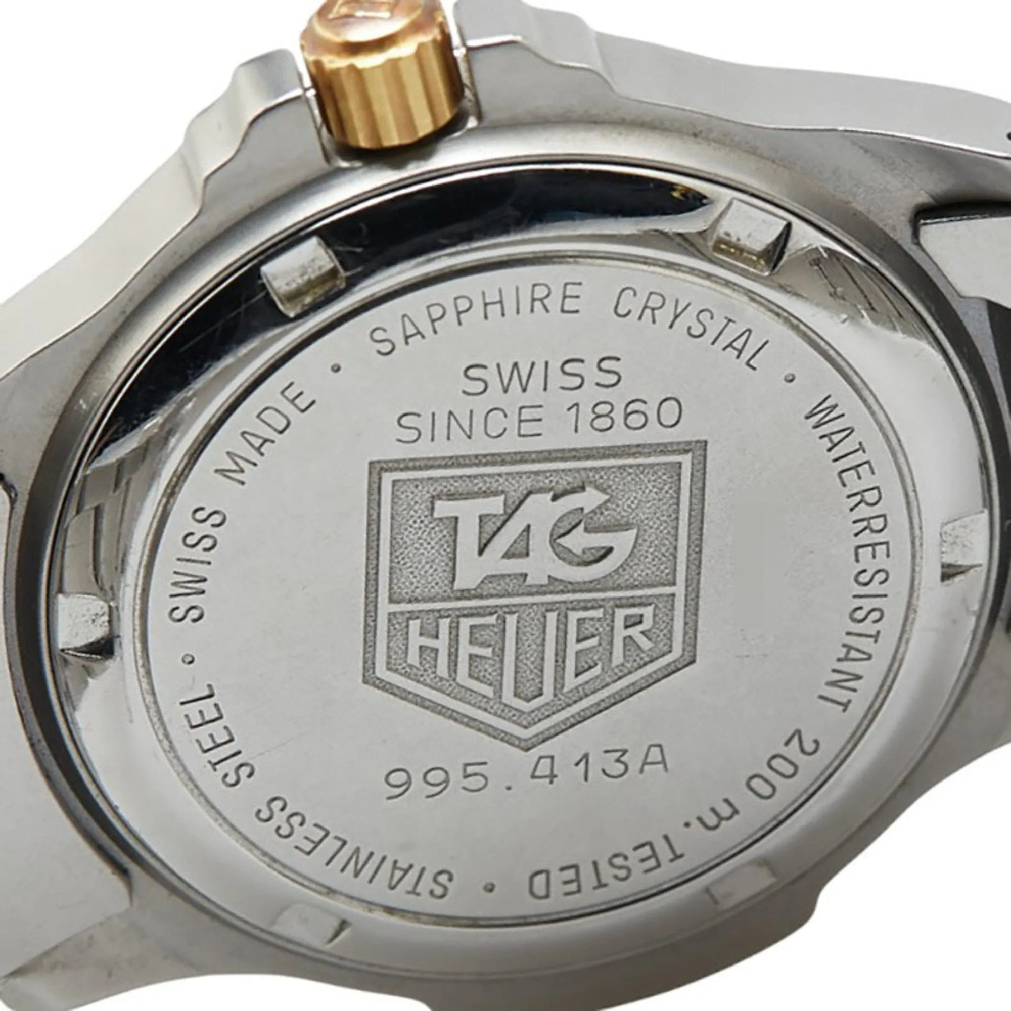 Tag Heuer gold Plated Stainless Steel Wristwatch (Pre-Owned)