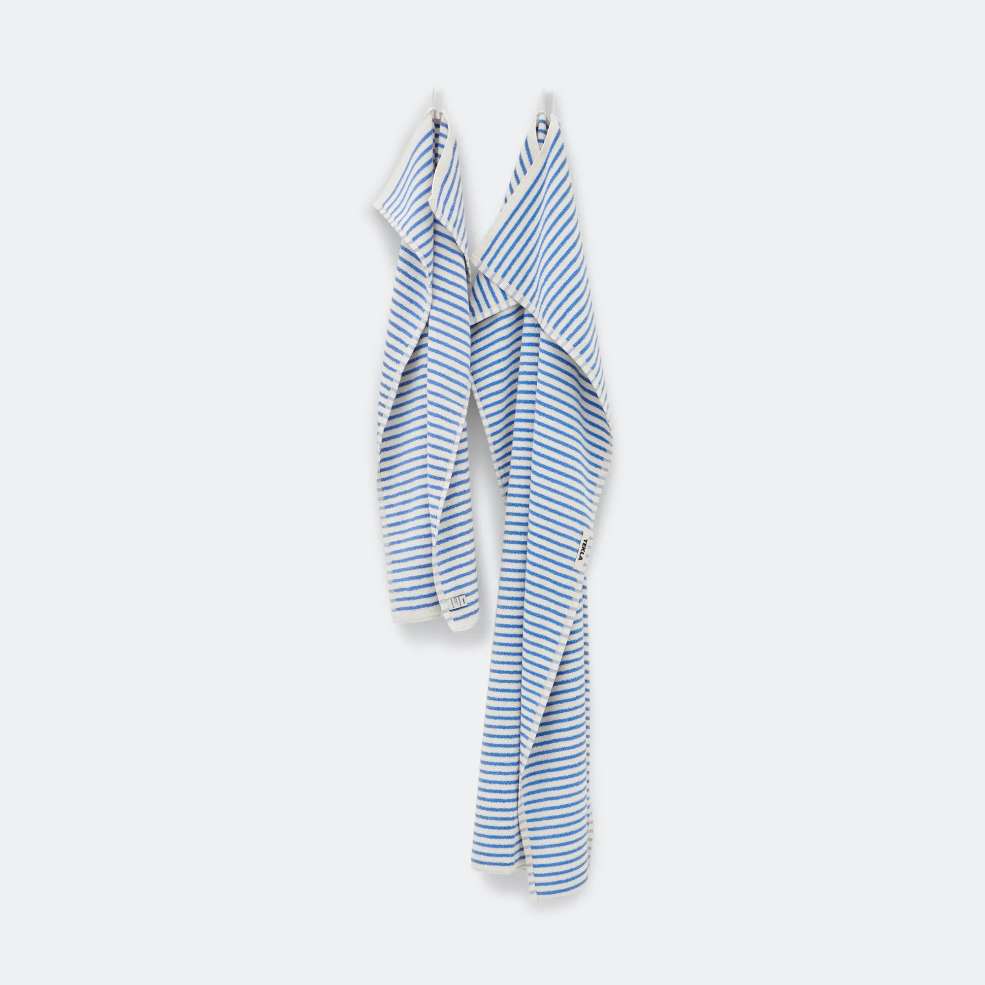 Terry Towel - Coastal Blue Stripe
