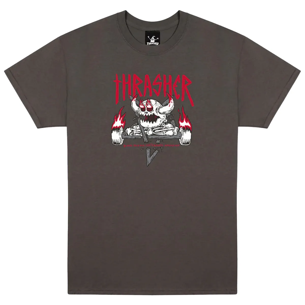 Thrasher - Toy Machine Monster-Gram Tee Charcoal