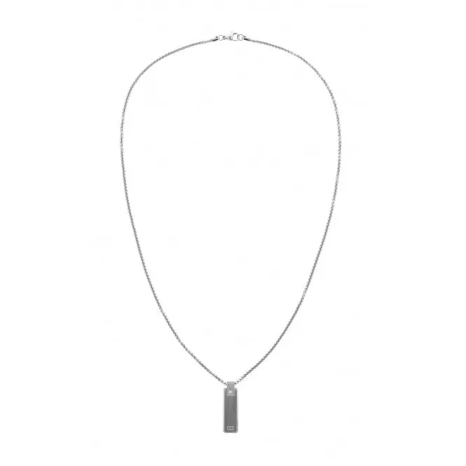 Tommy Hilfiger Logo Tag Mens Necklace 2790392