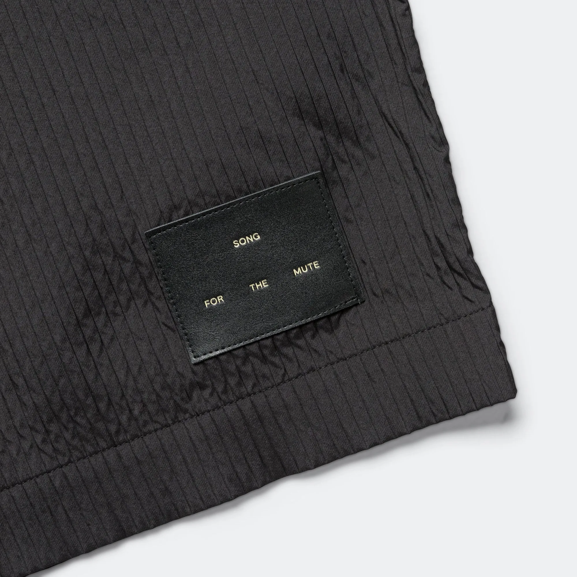 Track Jacket - Black Double Weave Stripe