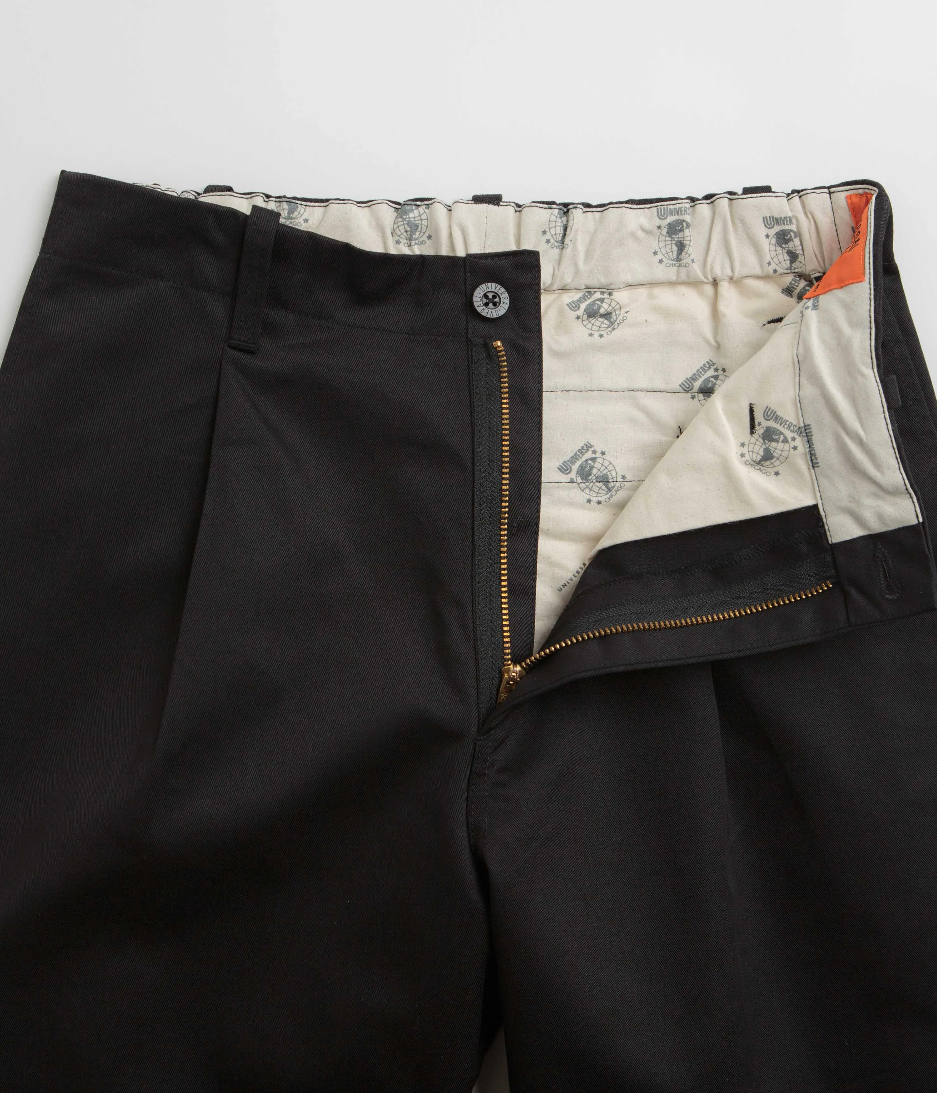 Universal Overall Type.05 Tuck Tapered Pants - Black