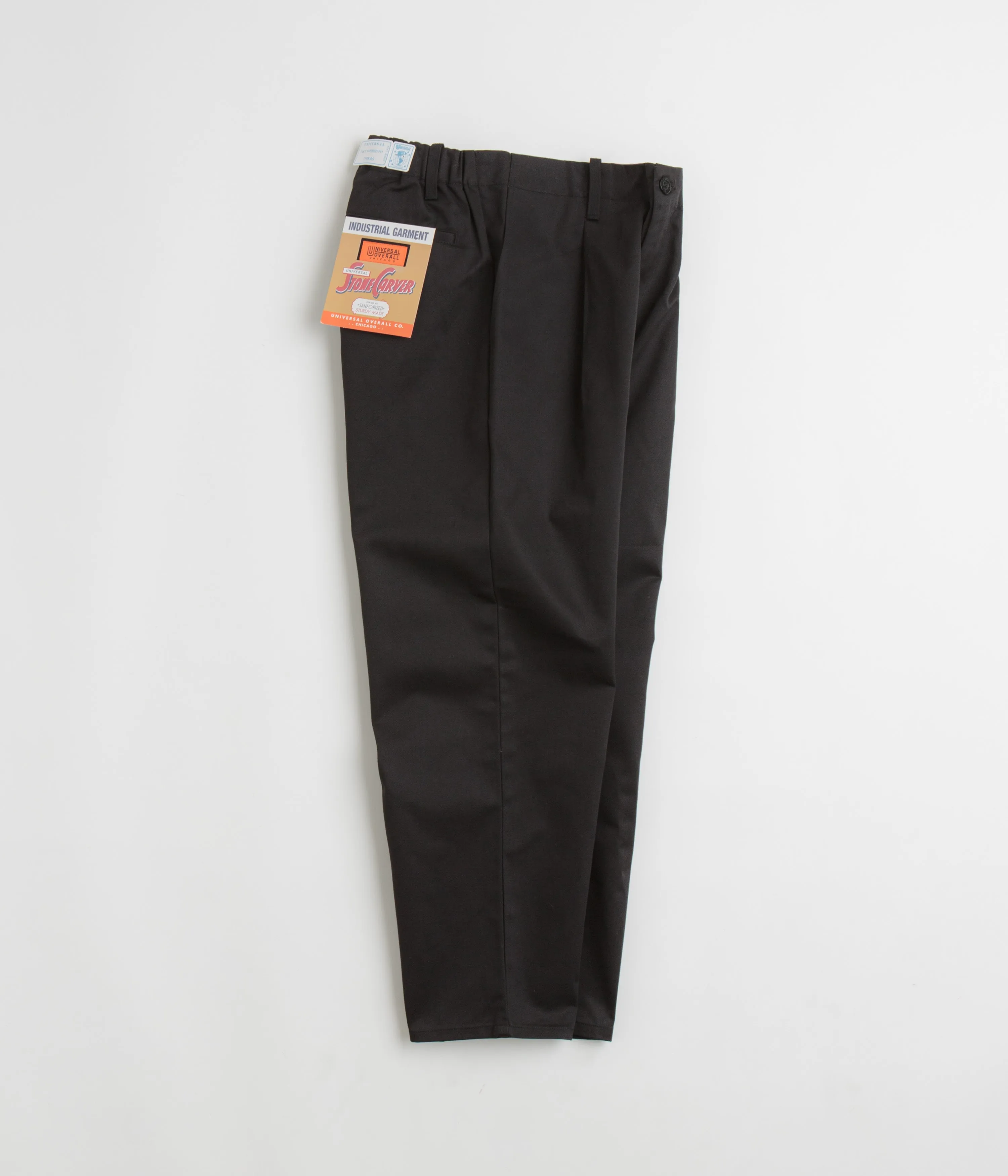 Universal Overall Type.05 Tuck Tapered Pants - Black