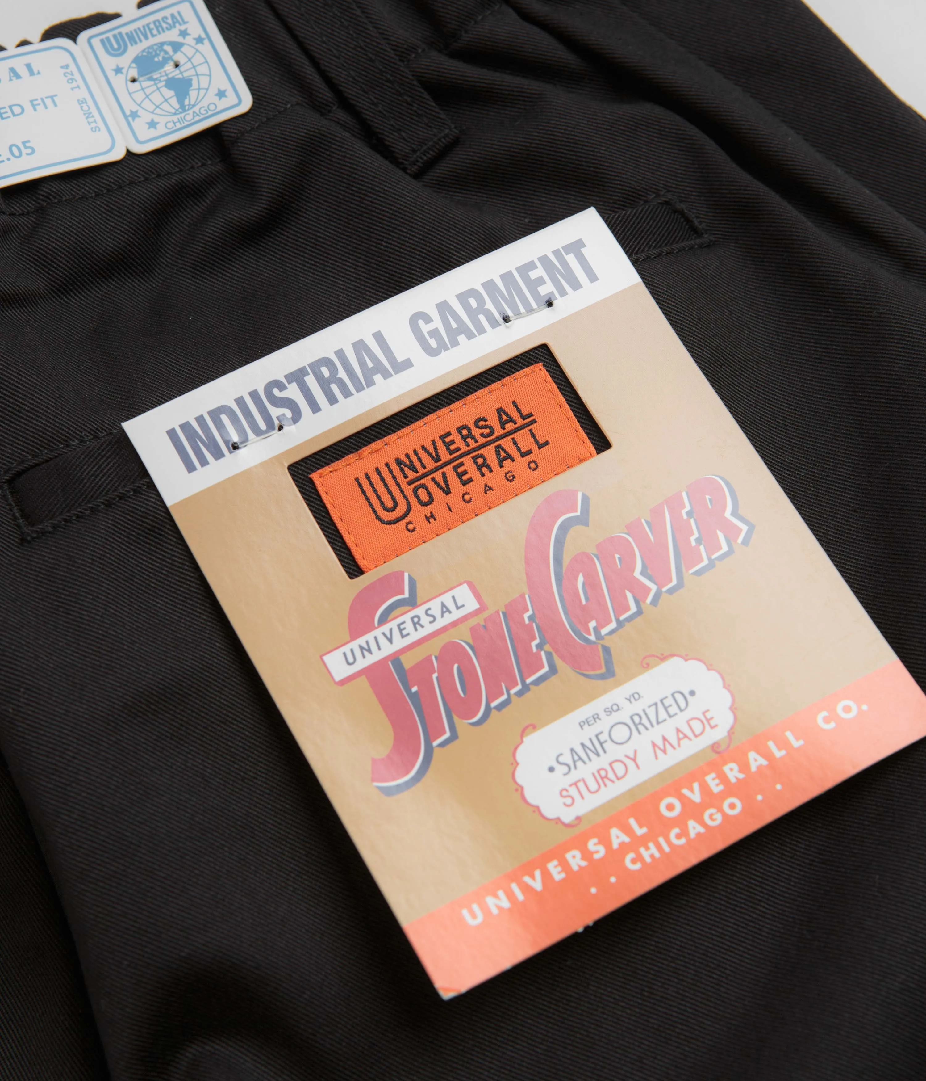 Universal Overall Type.05 Tuck Tapered Pants - Black