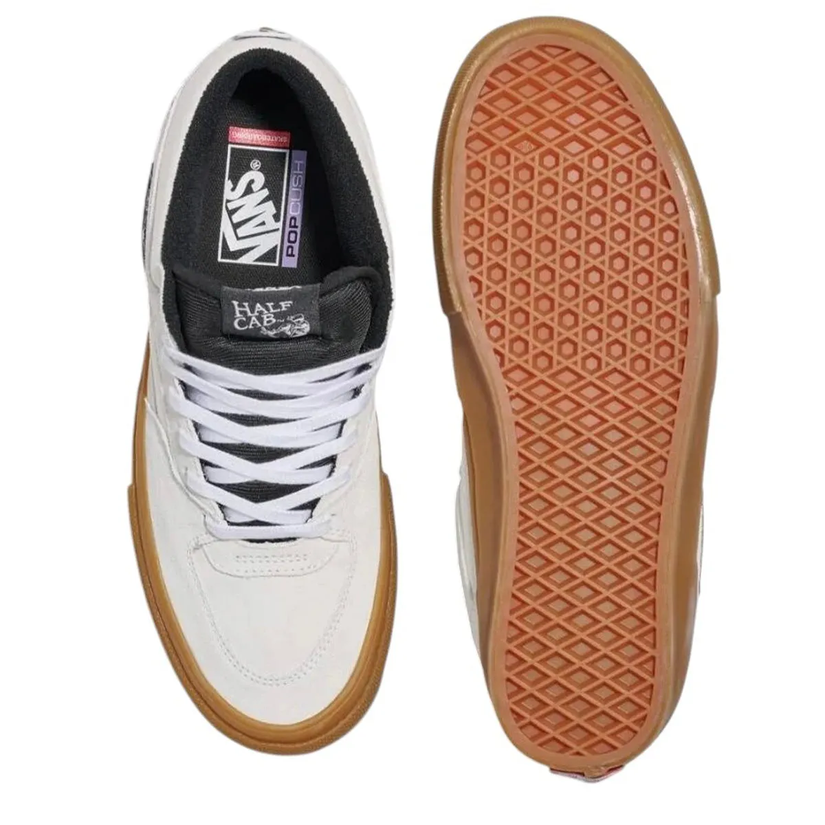 Vans - Skate Half Cab Shoes White/Gum