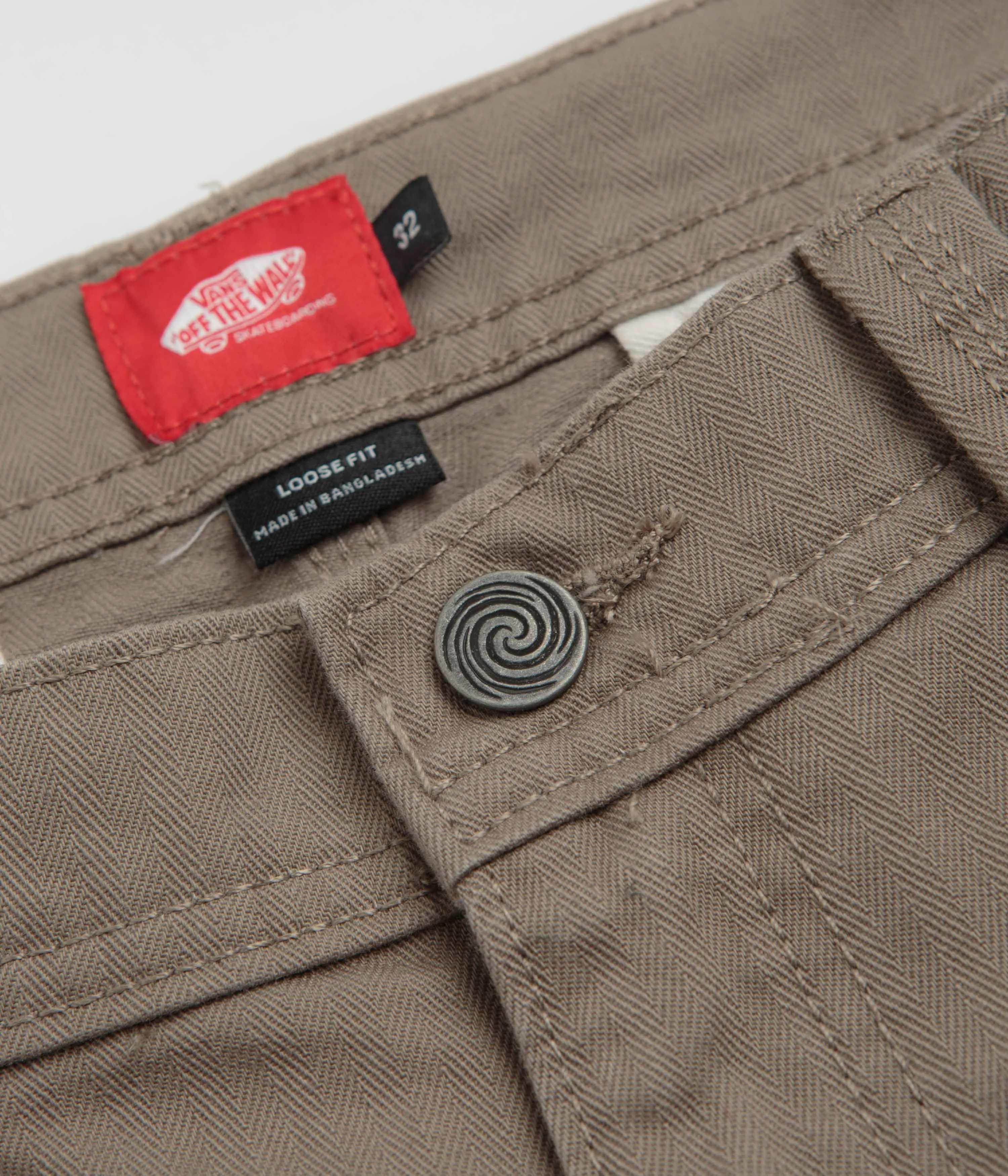 Vans Skate Loose Pleated Pants - Walnut