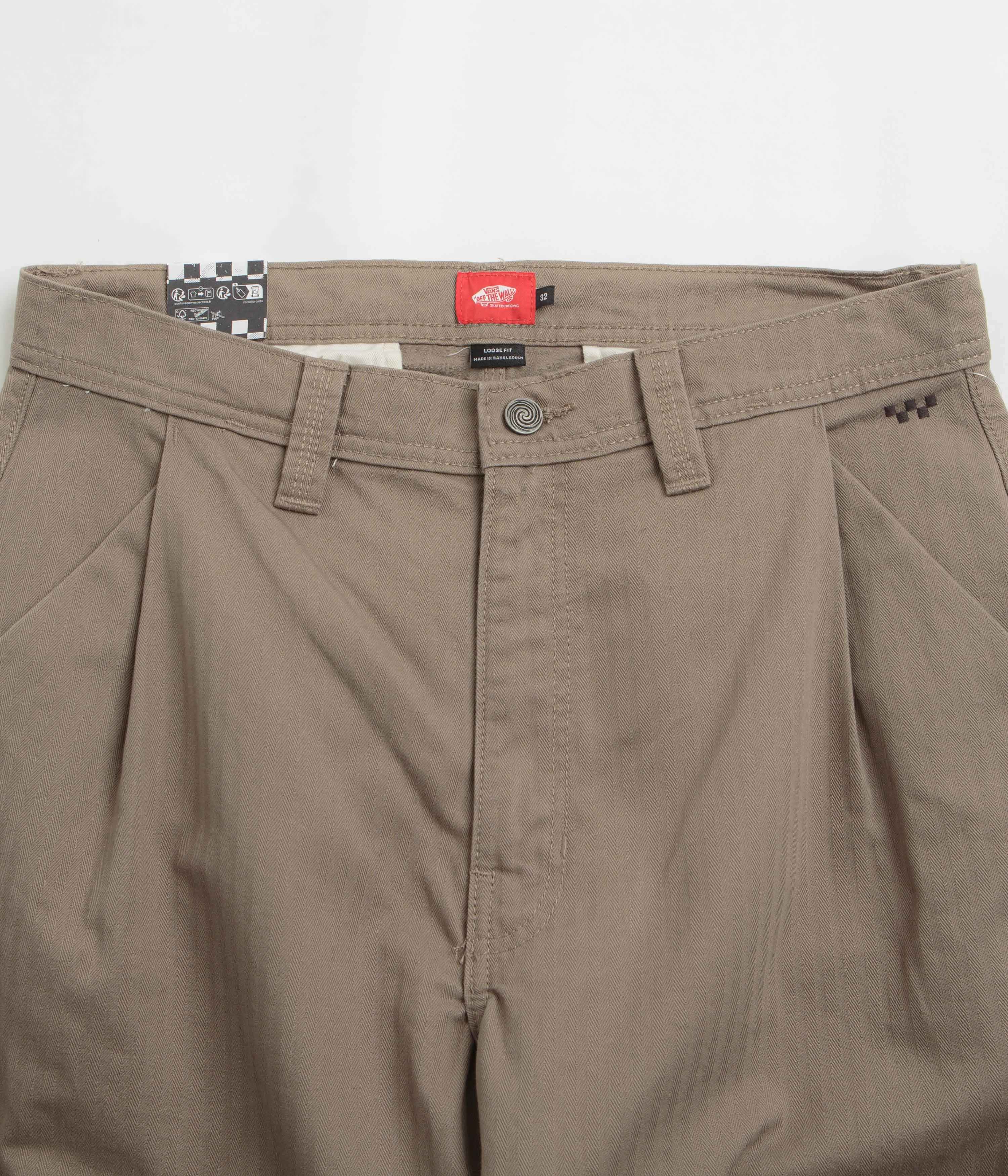 Vans Skate Loose Pleated Pants - Walnut
