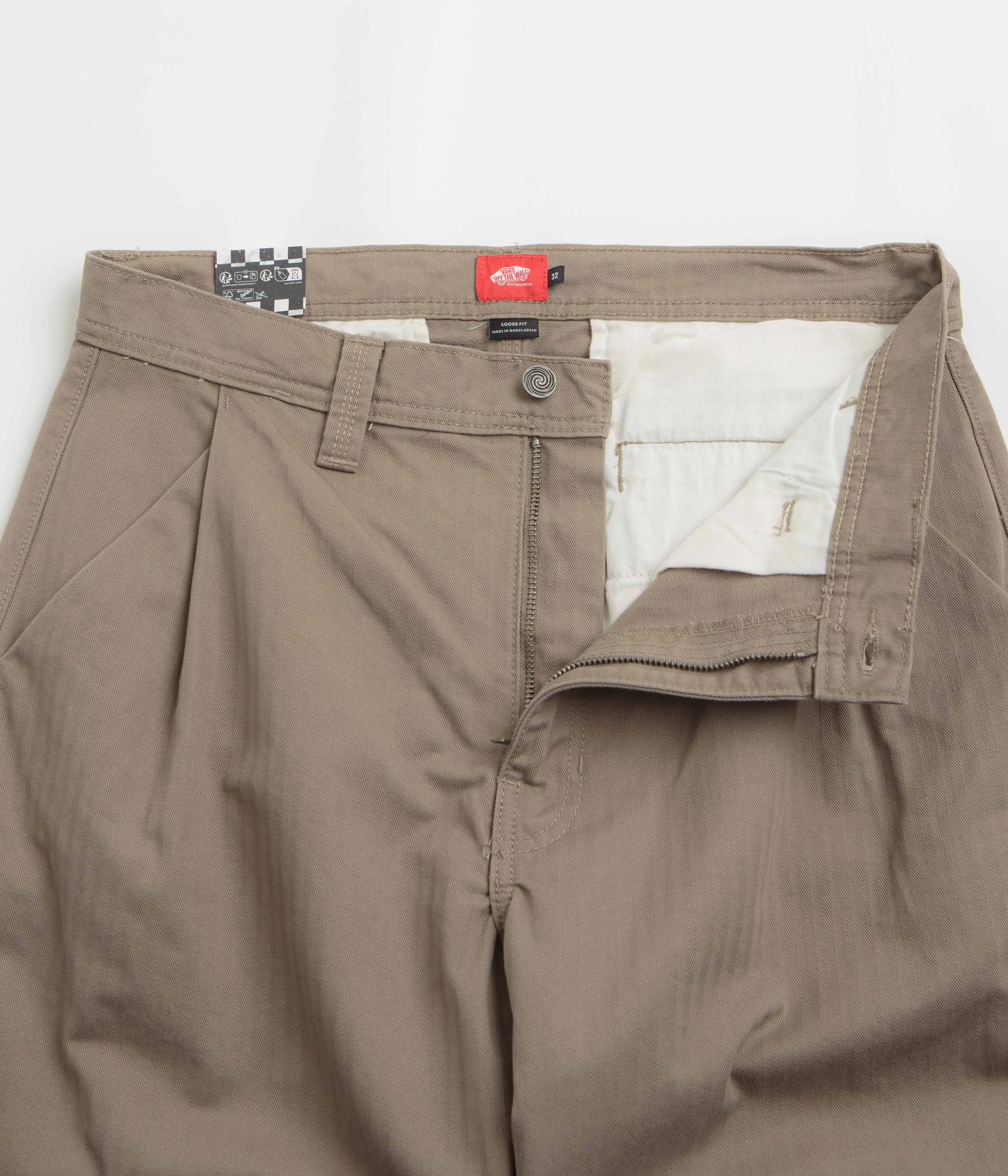 Vans Skate Loose Pleated Pants - Walnut
