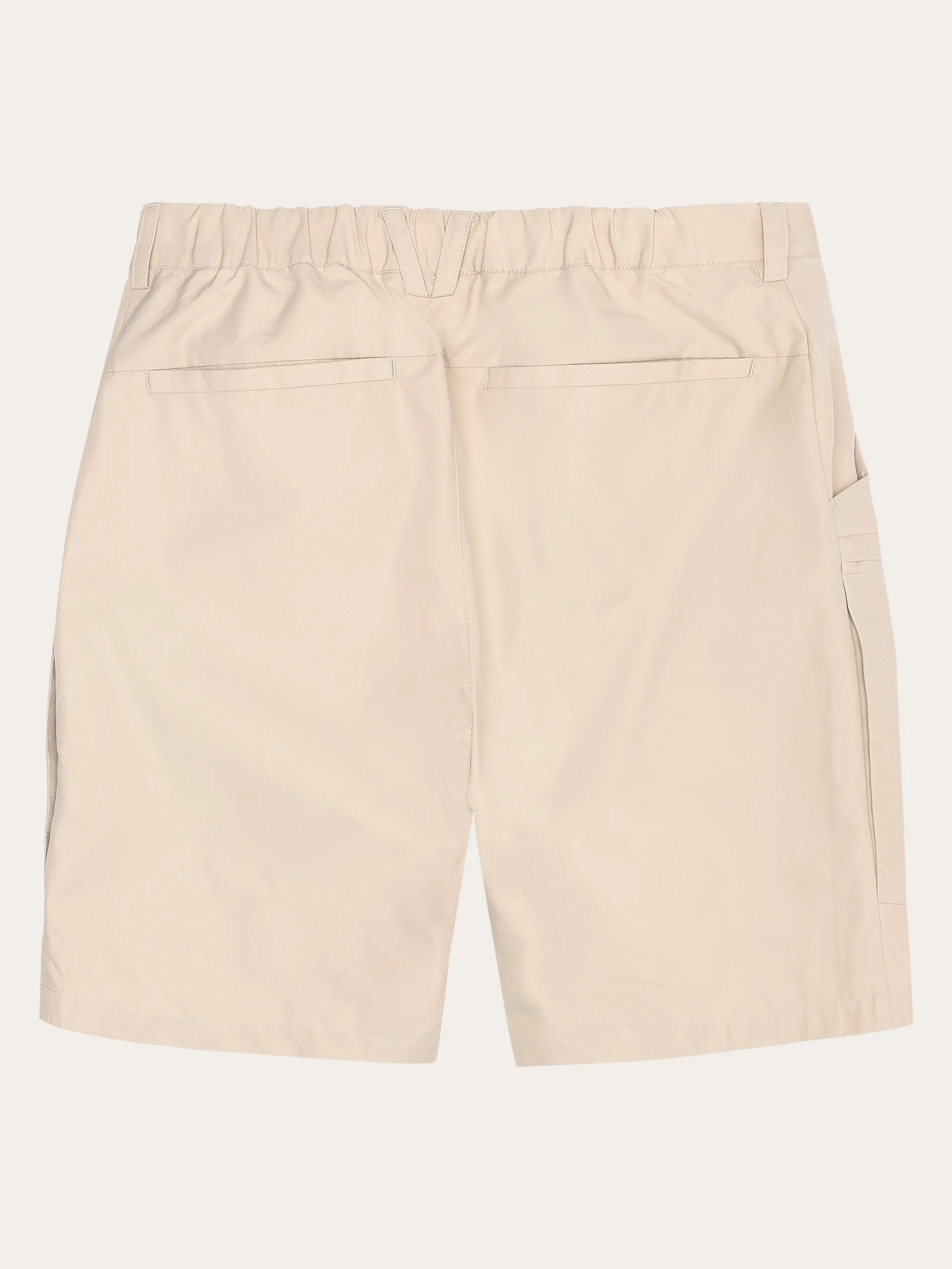 Vent Canvas 200 classic shorts - GOTS/vegan - Light feather gray Knowledge Cotton