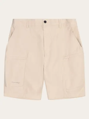 Vent Canvas 200 classic shorts - GOTS/vegan - Light feather gray Knowledge Cotton