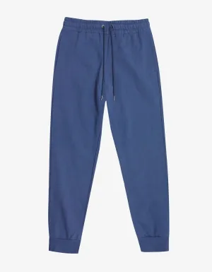 Versace Gym Blue Medusa Embroidery Sweat Pants