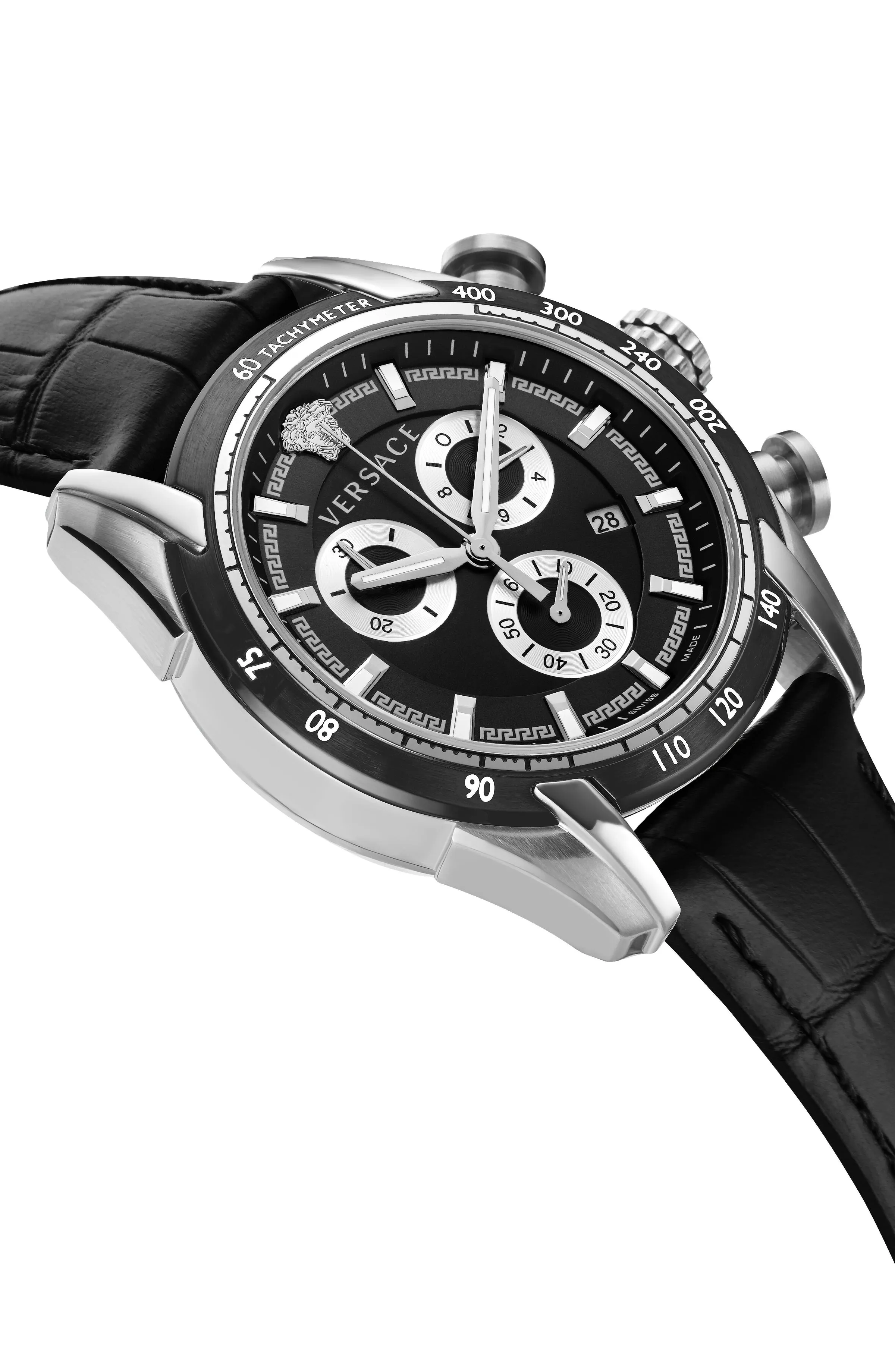 Versace Men's V-Ray 44mm Quartz Watch