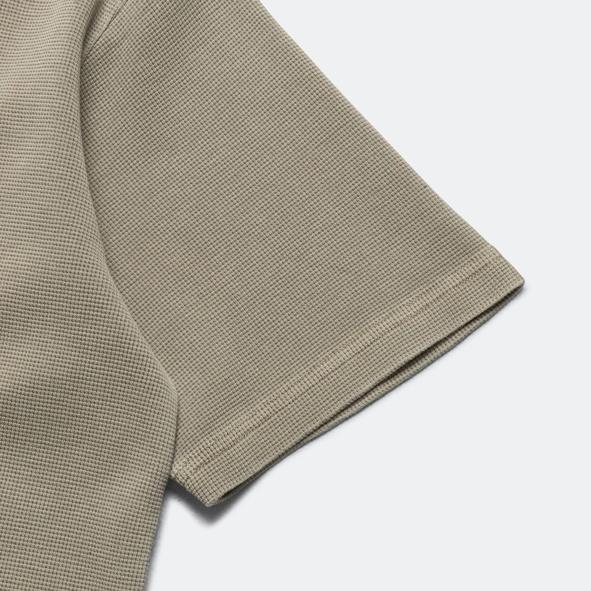 Waffle Boxy Tee - Desert