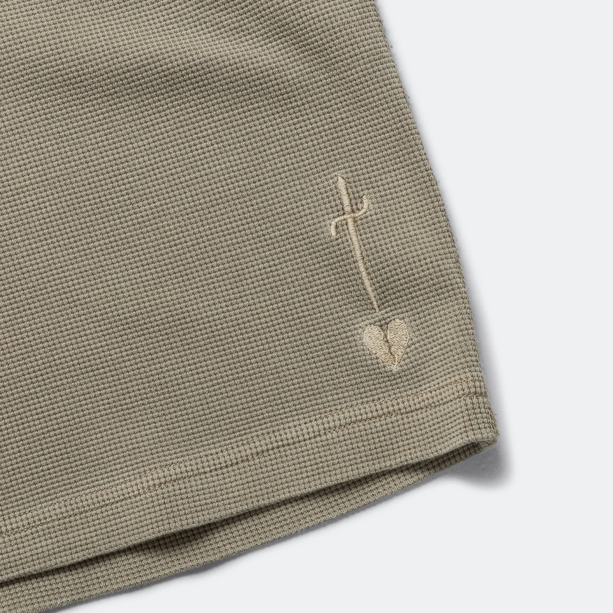 Waffle Boxy Tee - Desert
