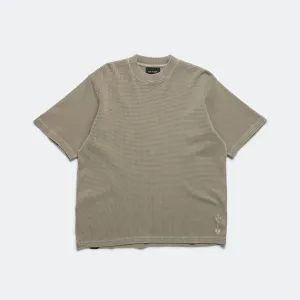 Waffle Boxy Tee - Desert