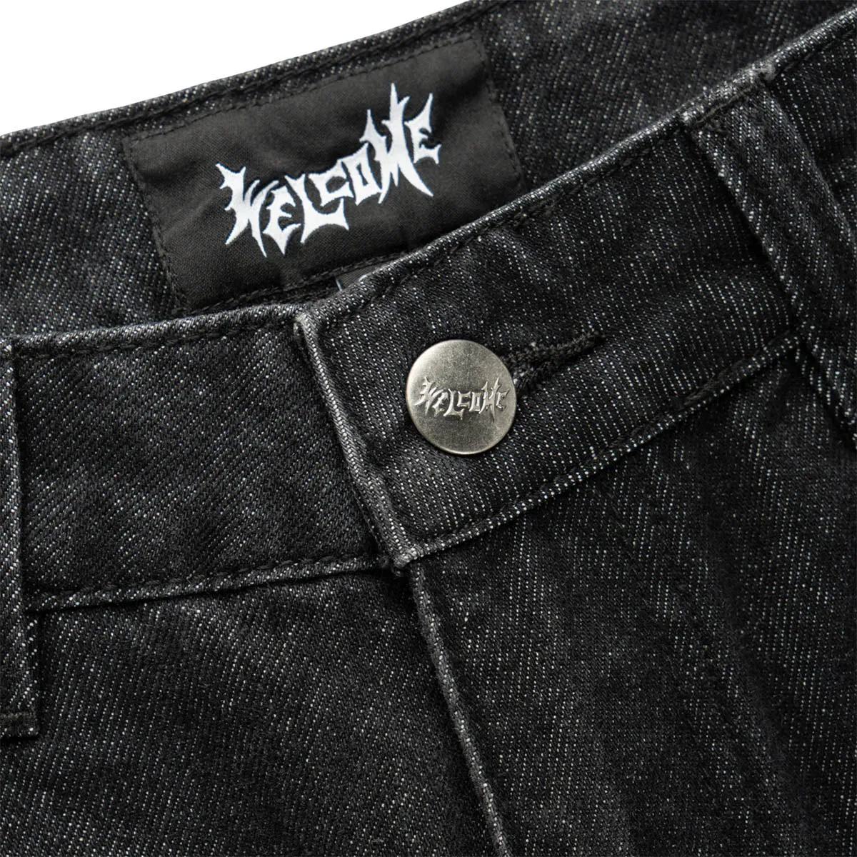 Welcome - Immortal Loose Straight Denim Washed Black