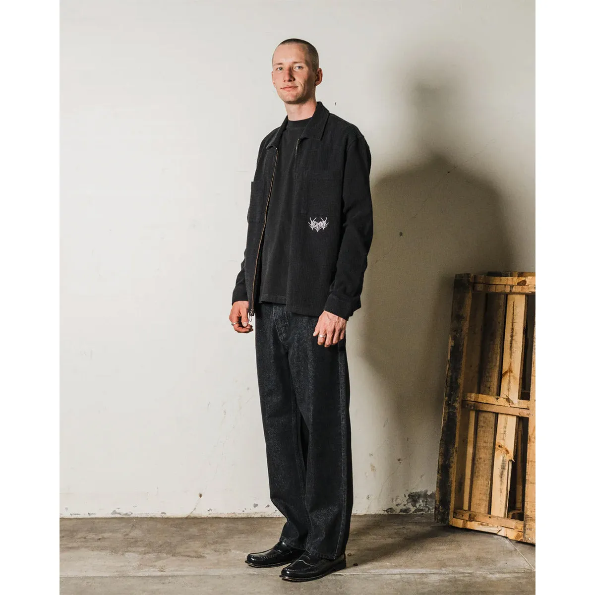 Welcome - Immortal Loose Straight Denim Washed Black