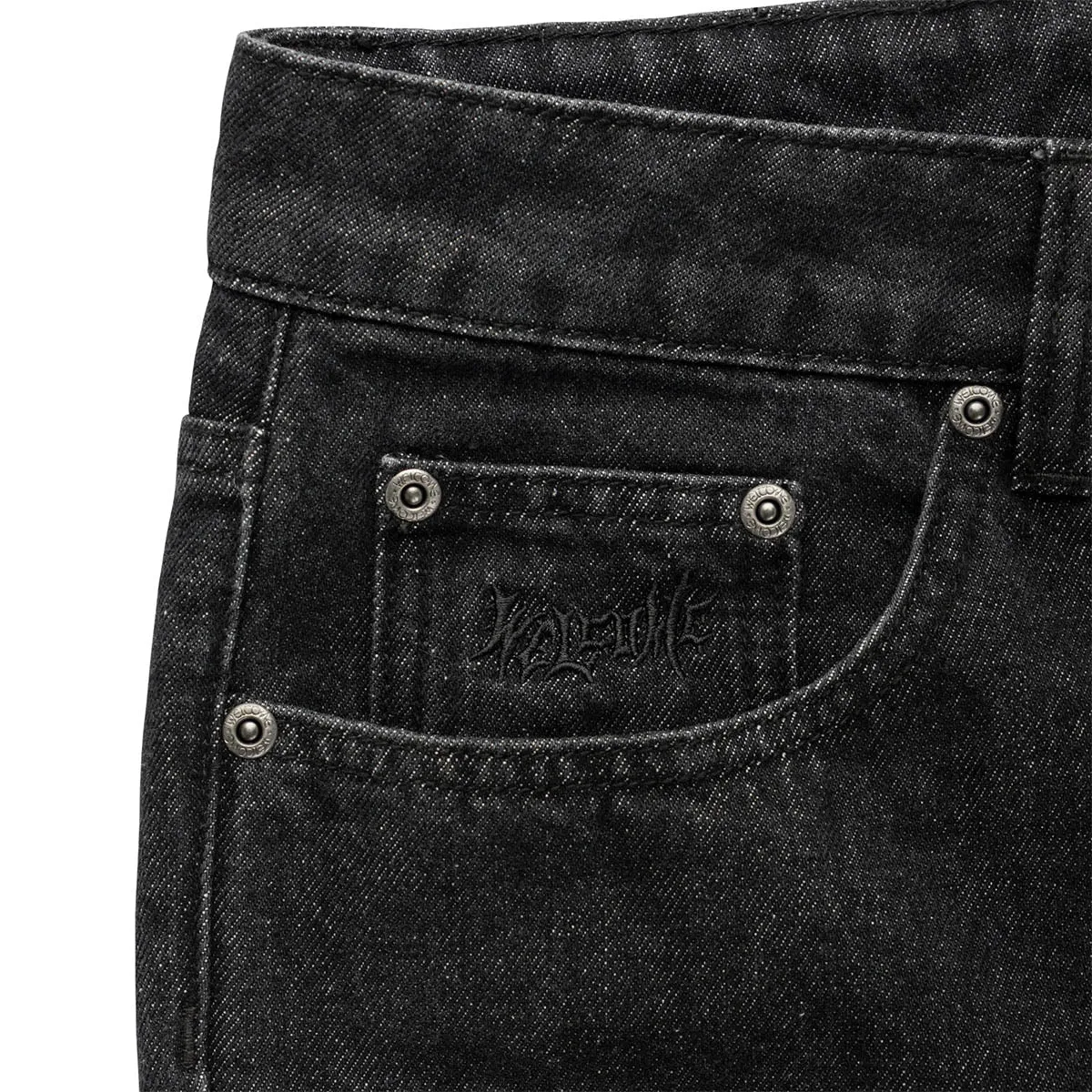 Welcome - Immortal Loose Straight Denim Washed Black
