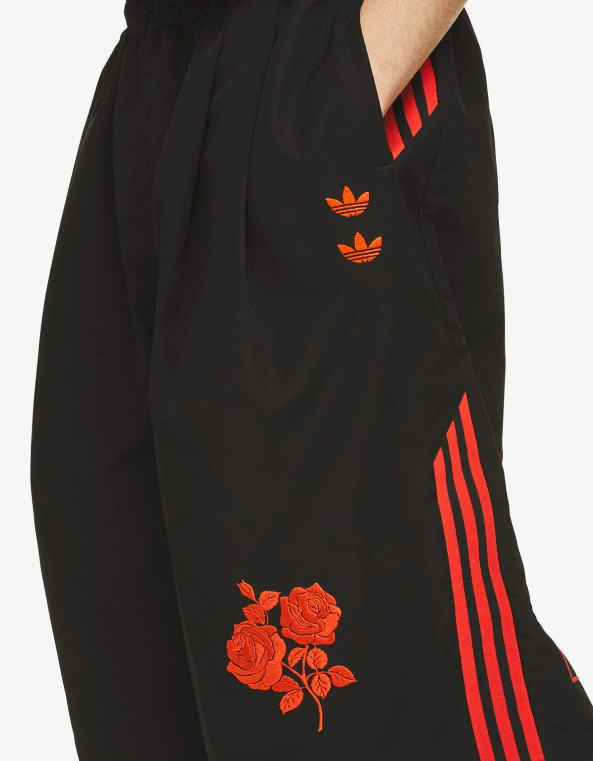 Willy Chavarria x Adidas Black Logo Long Shorts