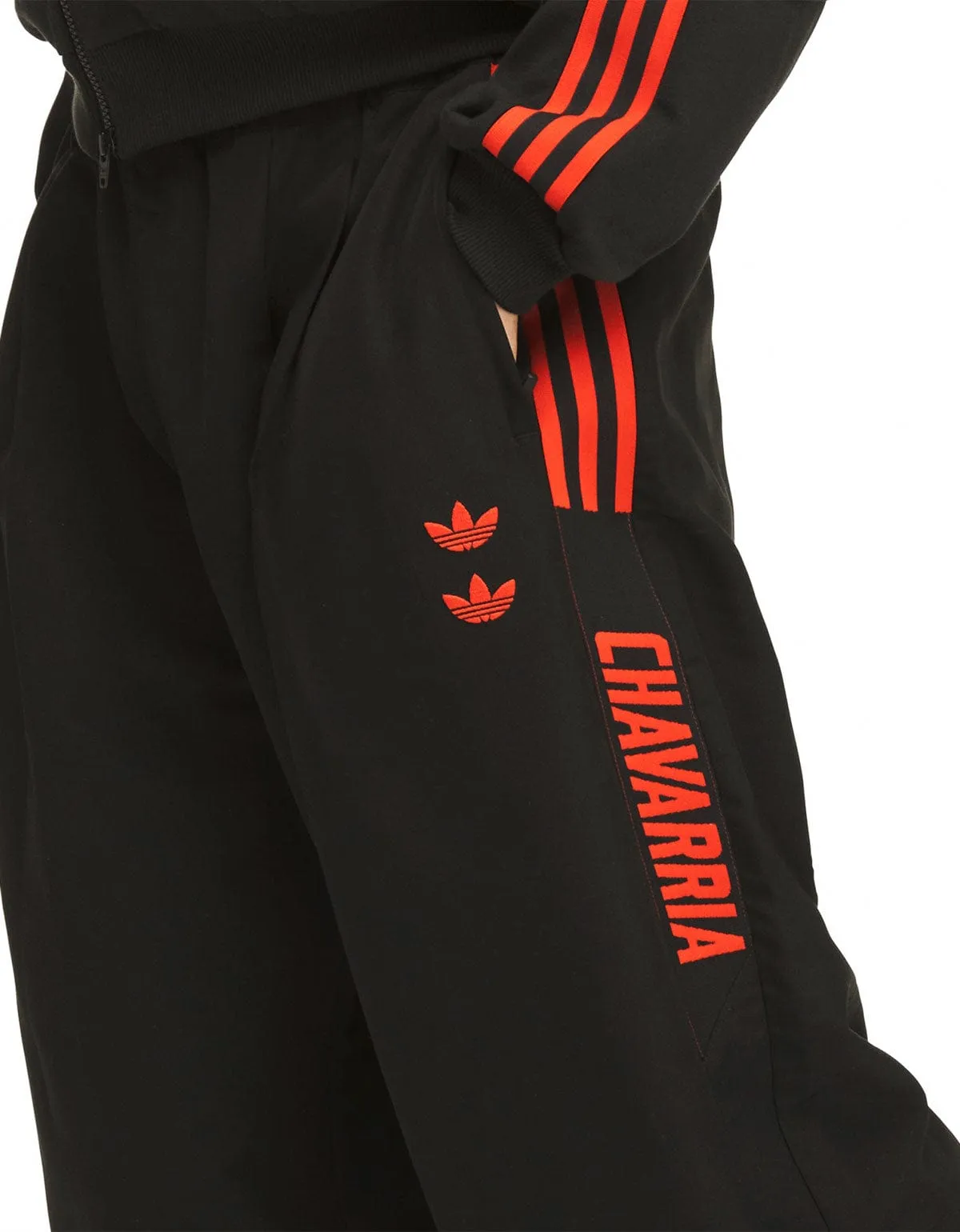 Willy Chavarria x Adidas Black Track Pants