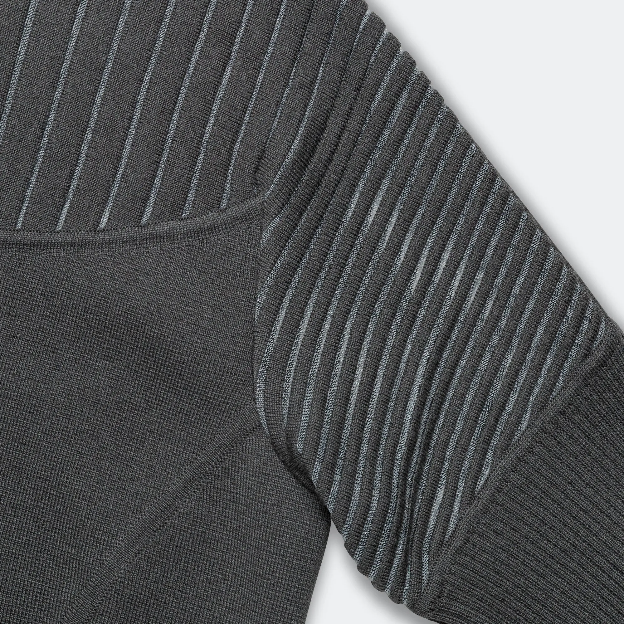 Womens ESC Knit Sweater - Midnight Fog/Clear