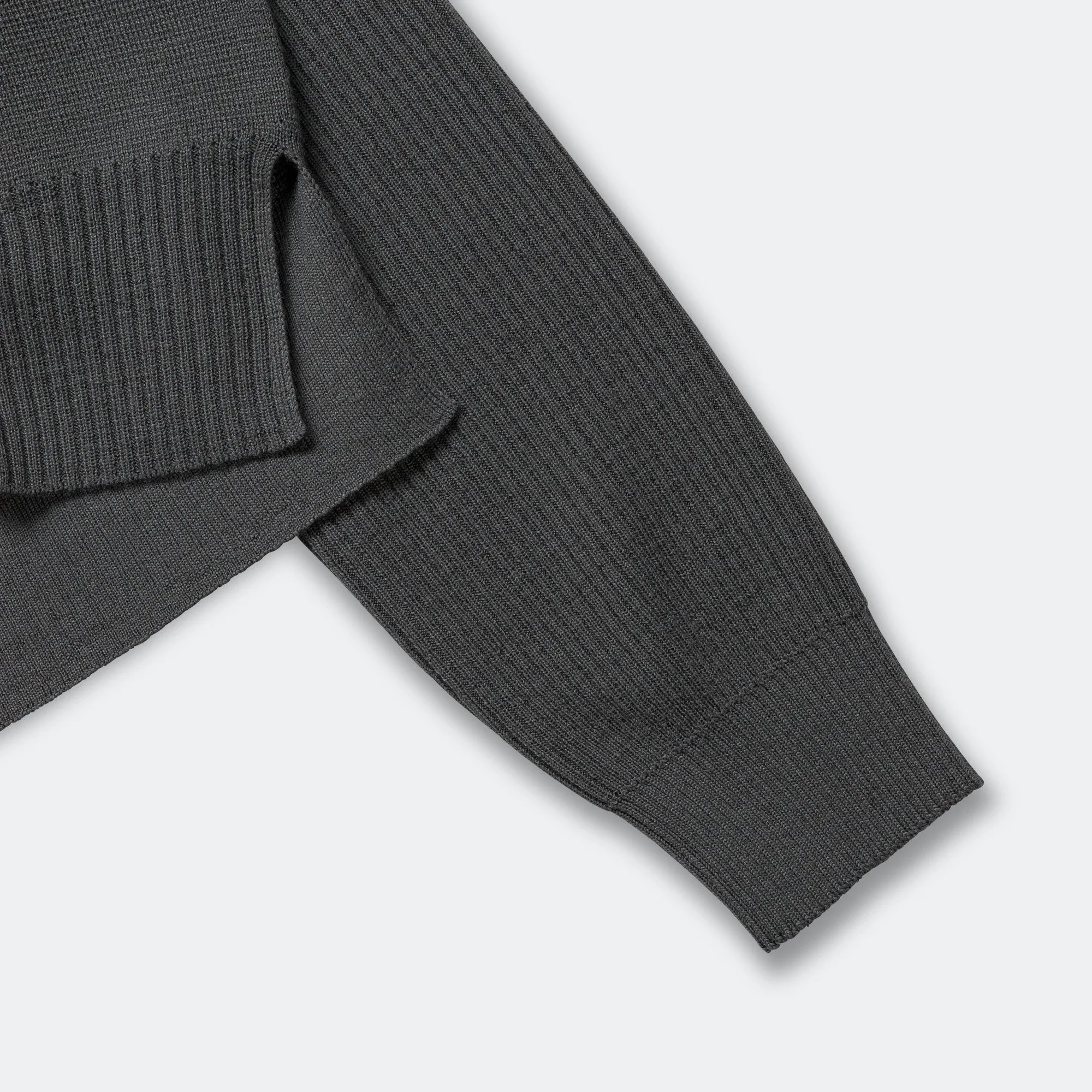 Womens ESC Knit Sweater - Midnight Fog/Clear
