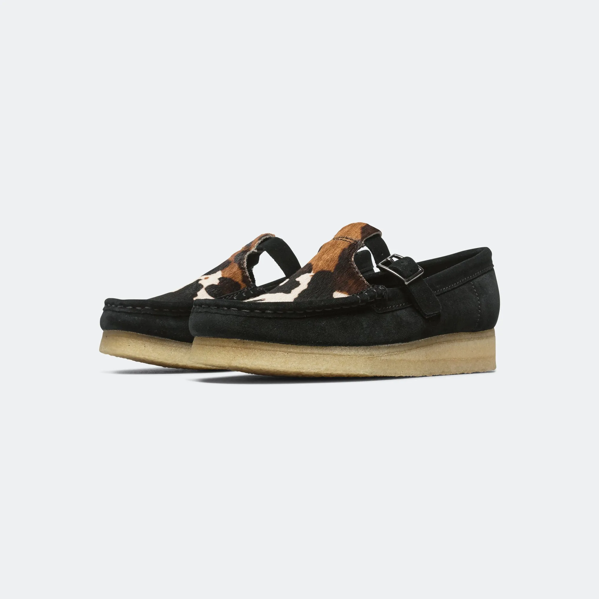 Womens Wallabee T Bar - Black Interest