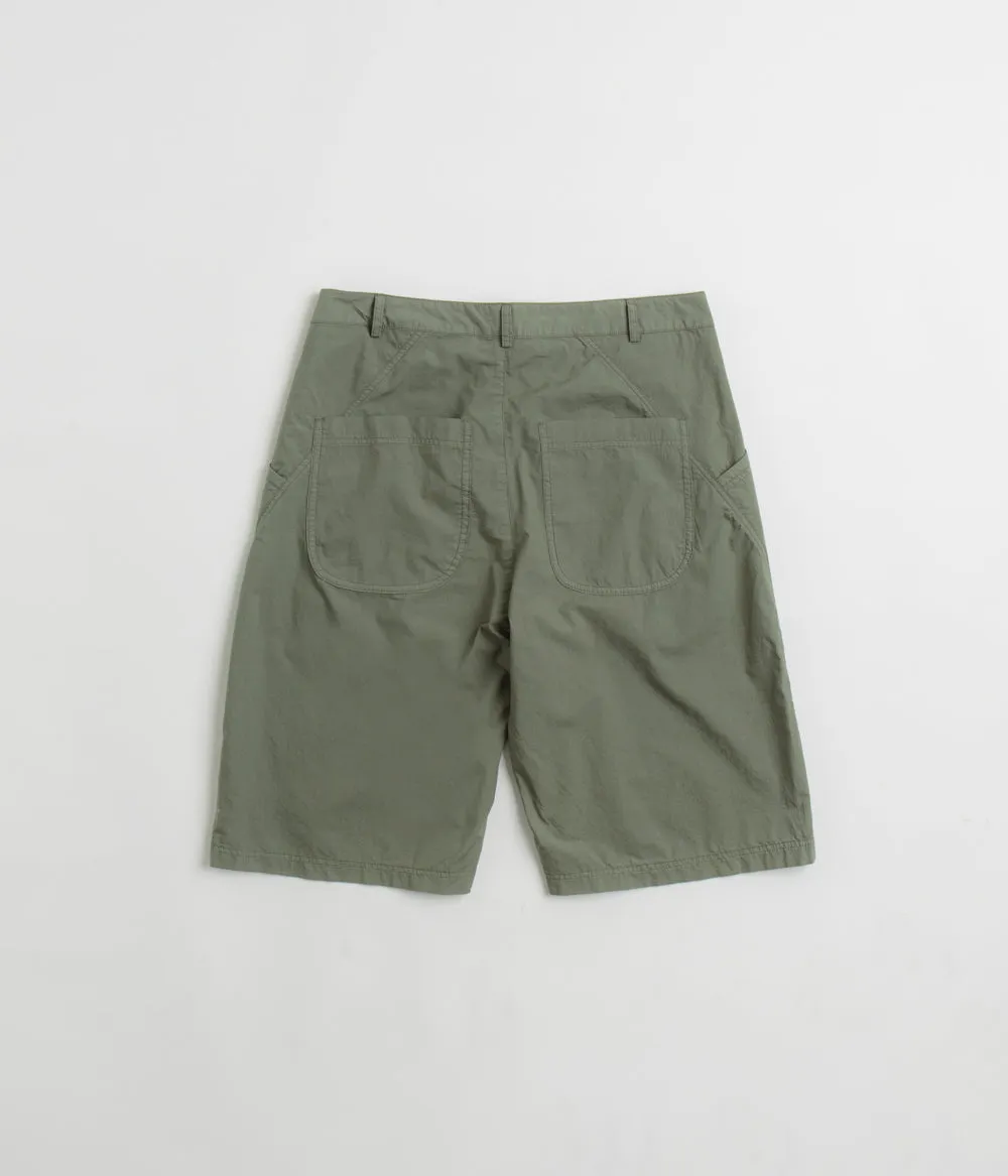 YMC Twisted Seam Shorts - Sage Green