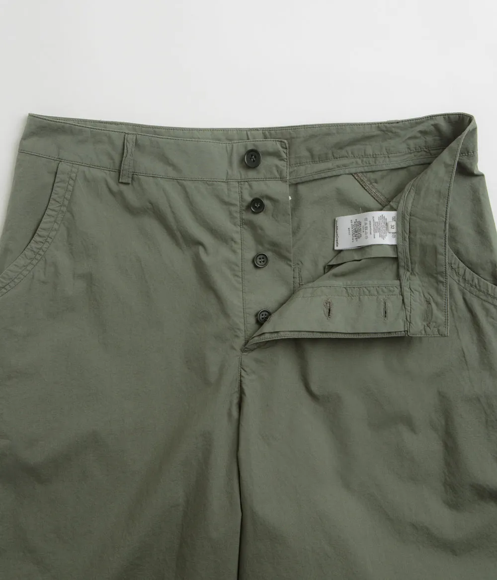 YMC Twisted Seam Shorts - Sage Green