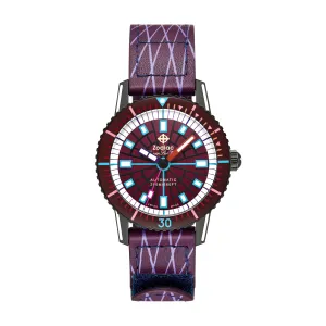 Zodiac Men's Super Sea Wolf Laser Tag Edition Compression Diver Automatic, Gray Stainless Steel Watch